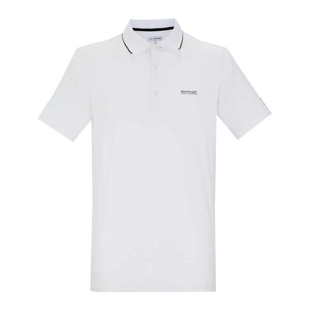 Mens Maverik Stretch Polo Shirt (White)