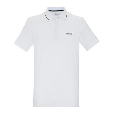 Heren maverik stretch poloshirt (wit)