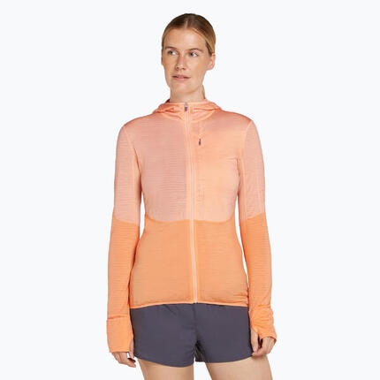 Bluza trekkingowa damska icebreaker Merino 200 Realfleece Descender Zip Hoodie