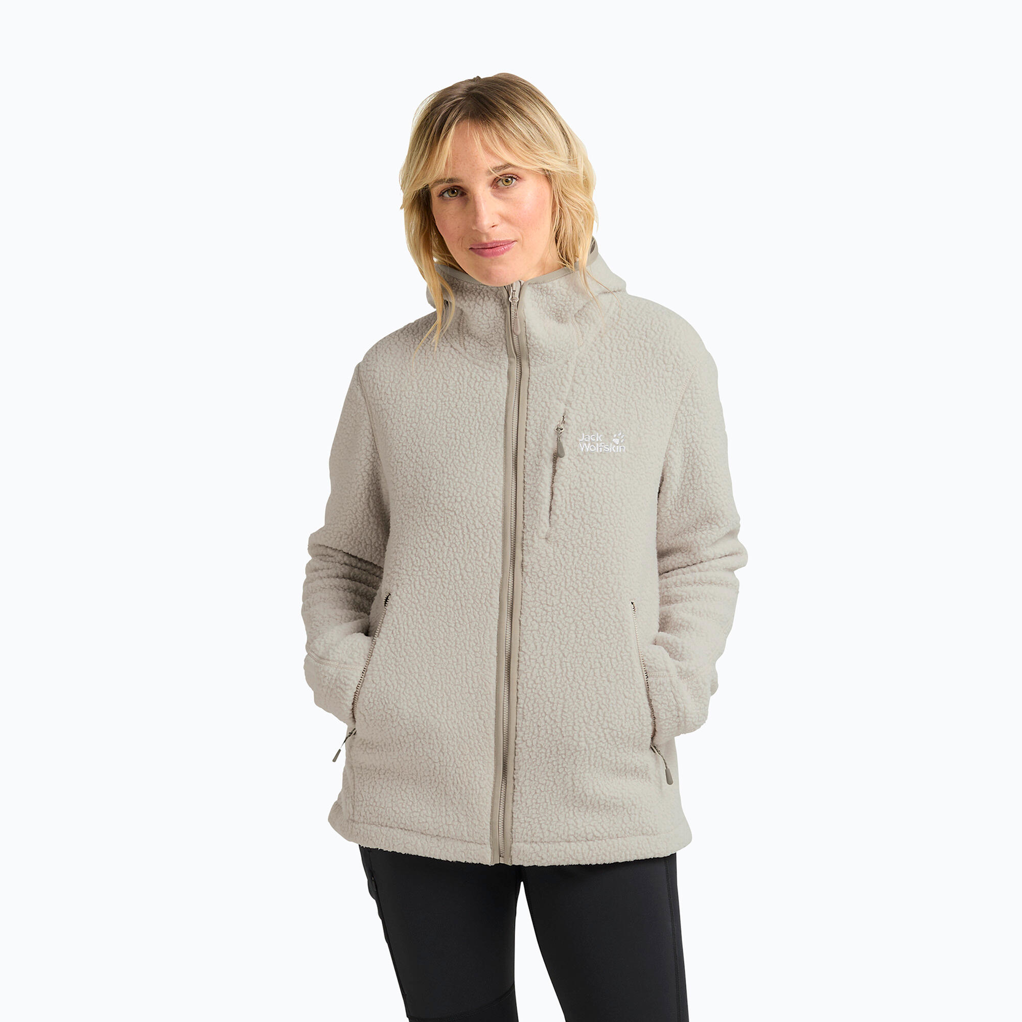 Veste polaire femme Jack Wolfskin Cradle Mountain Pile Full Zip 1/7