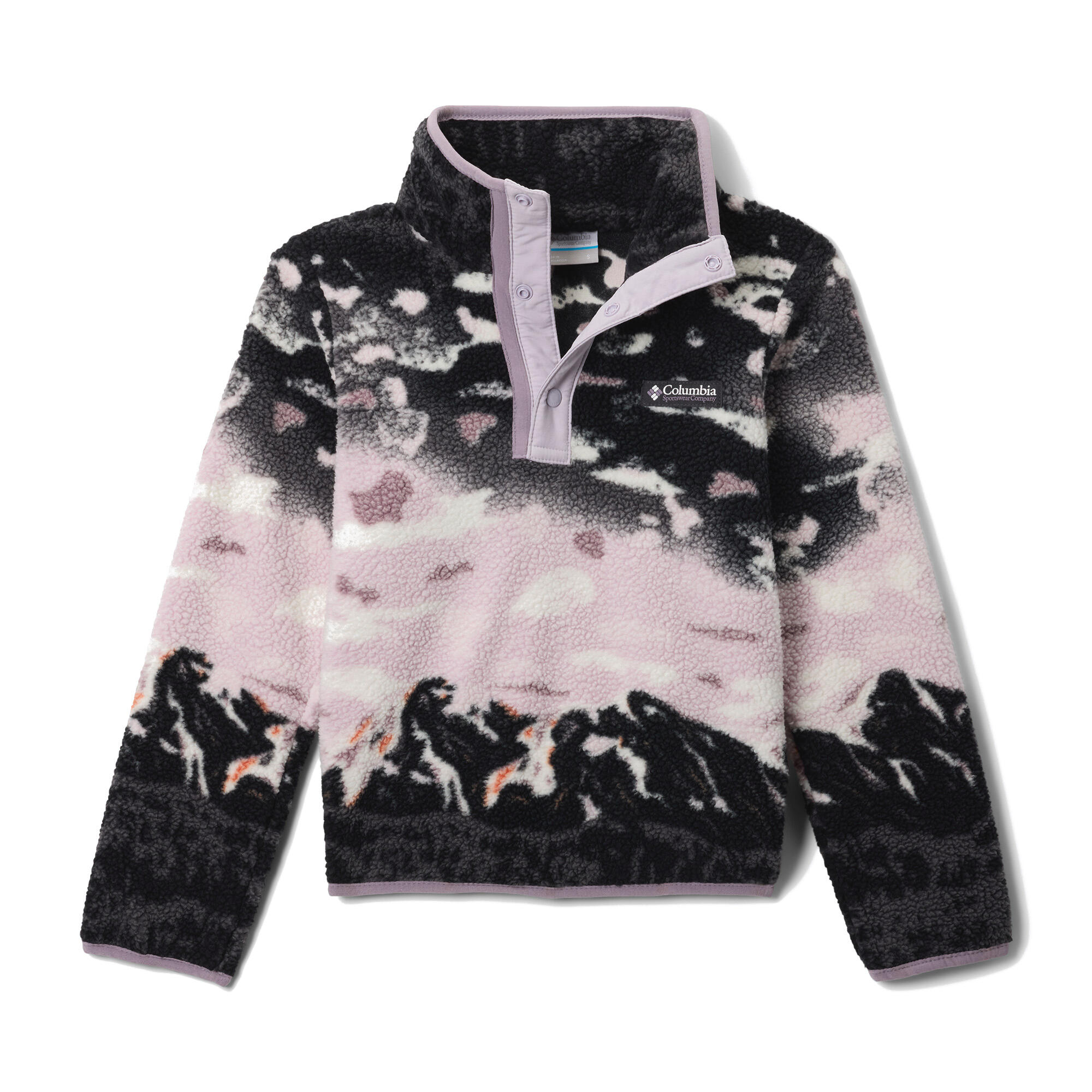 Kinder-Fleecejacke Columbia Helvetia II Printed Half Snap Fleece 6/6