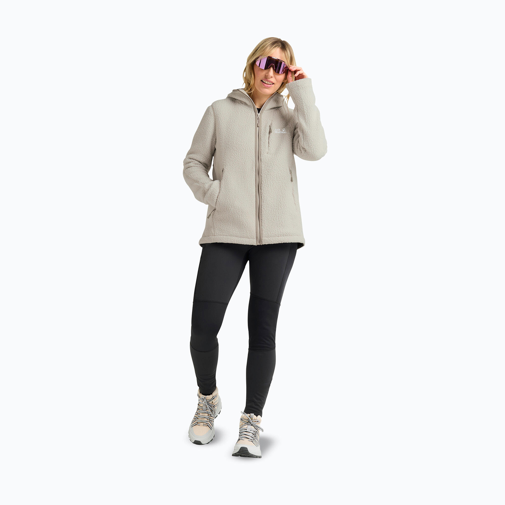Veste polaire femme Jack Wolfskin Cradle Mountain Pile Full Zip 2/7