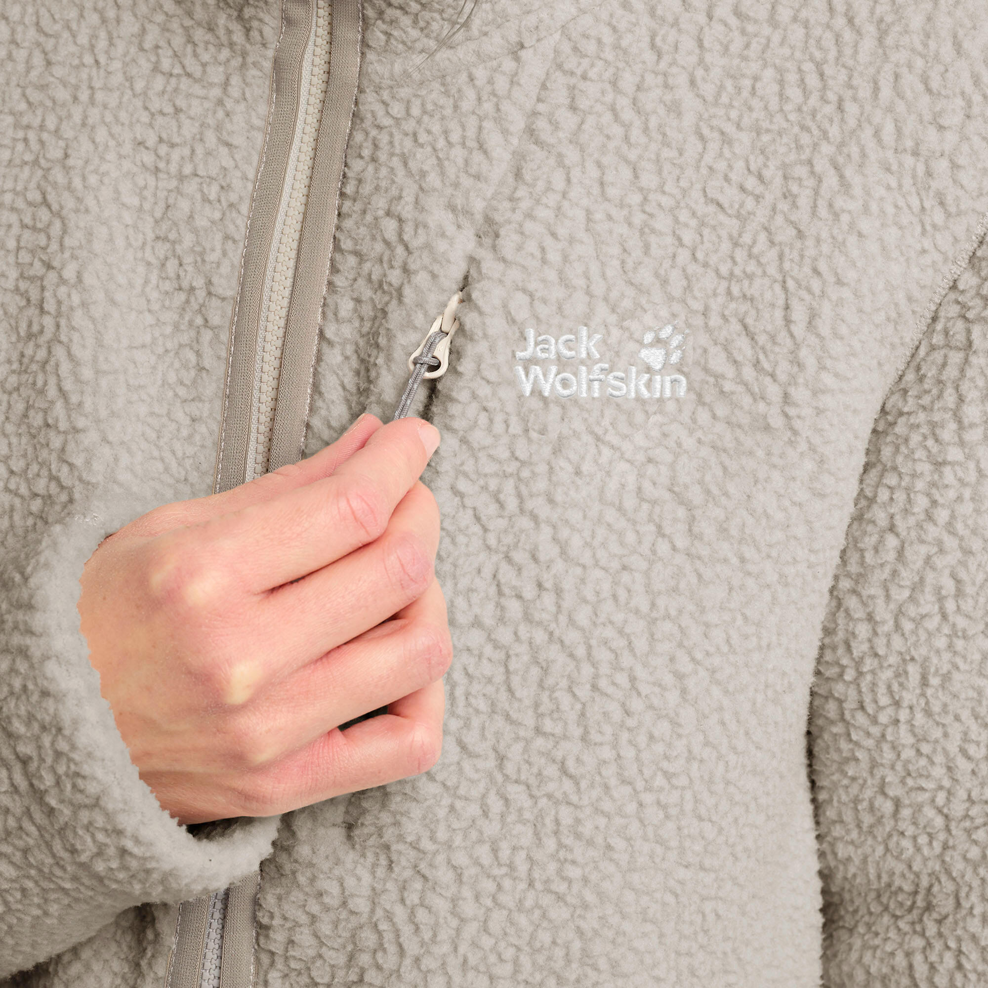 Veste polaire femme Jack Wolfskin Cradle Mountain Pile Full Zip 5/7