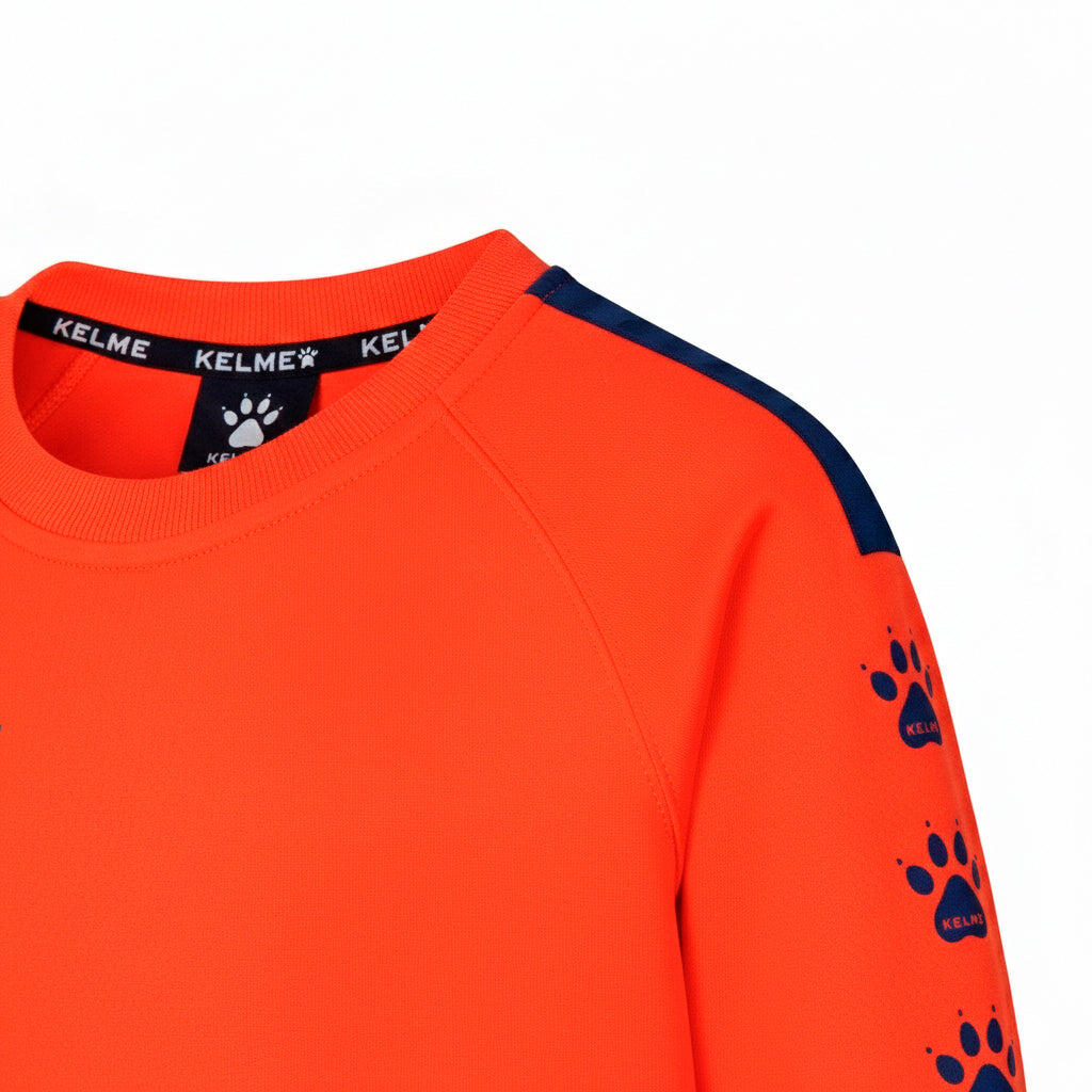 Kelme Sudadera Infantil Lince Naranja Y Azul Unisex Kids 4/4