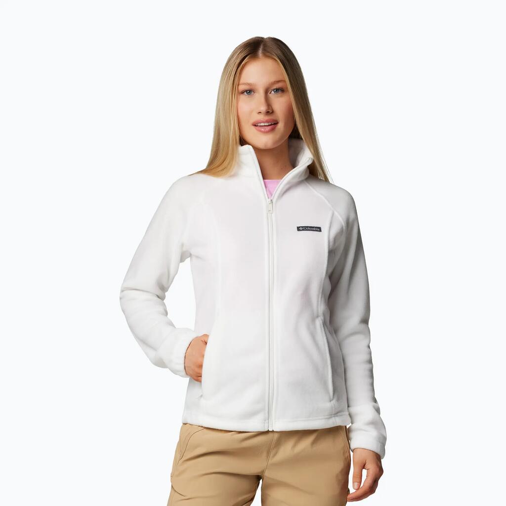 Womens/Ladies Benton Full Zip Fleece Jacket (White)