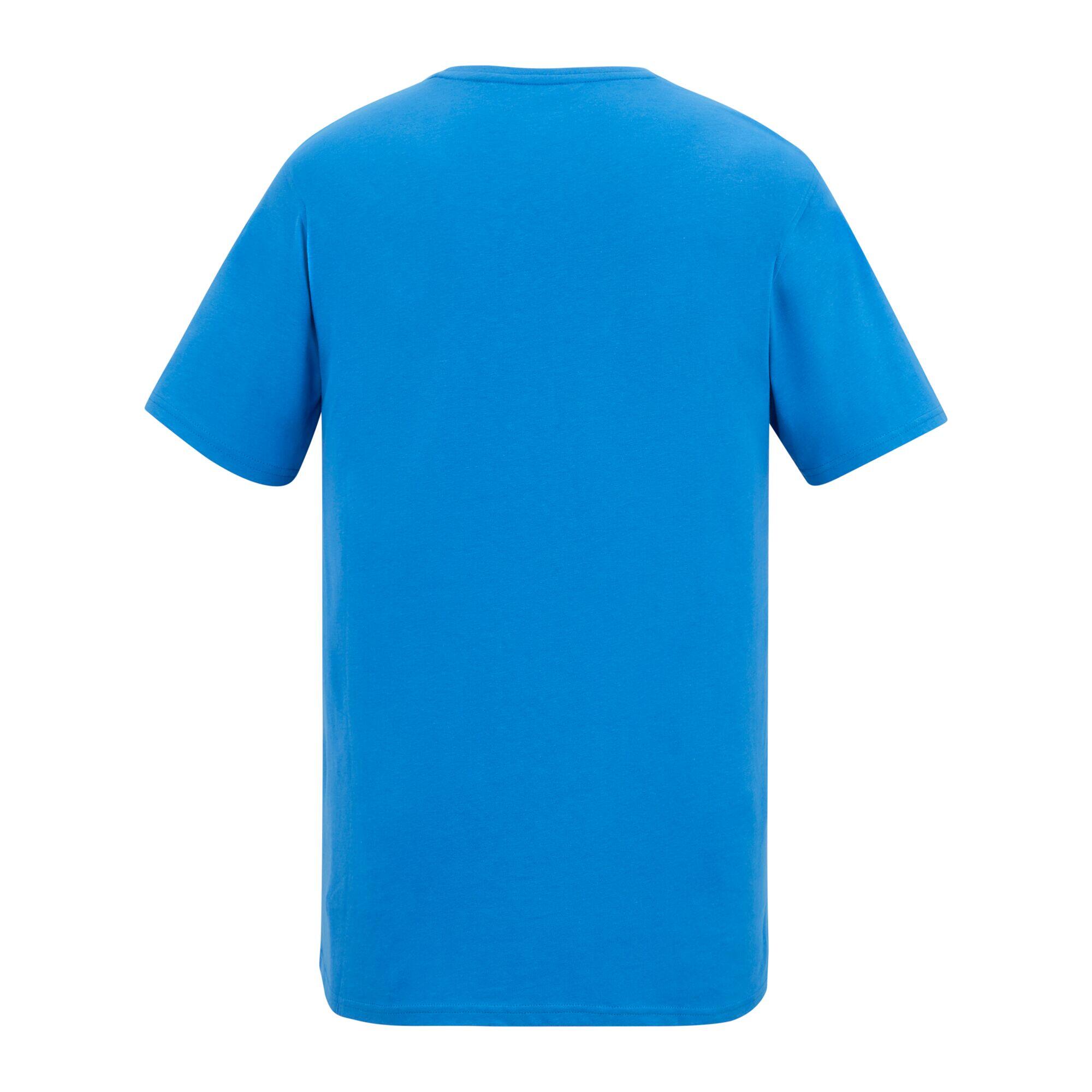 Tshirt Motif/style Ondulé CLINE Homme (Bleu Vif) 2/5
