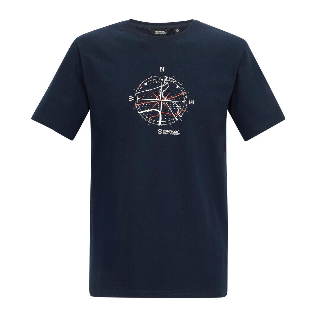 Mens Cline IX Compass TShirt (Navy)