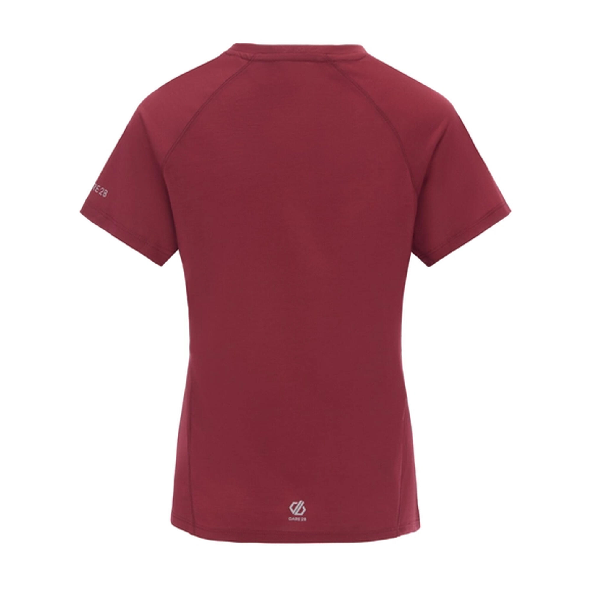 Tshirt NIMBLE Femme (Rouge Sang) 2/5