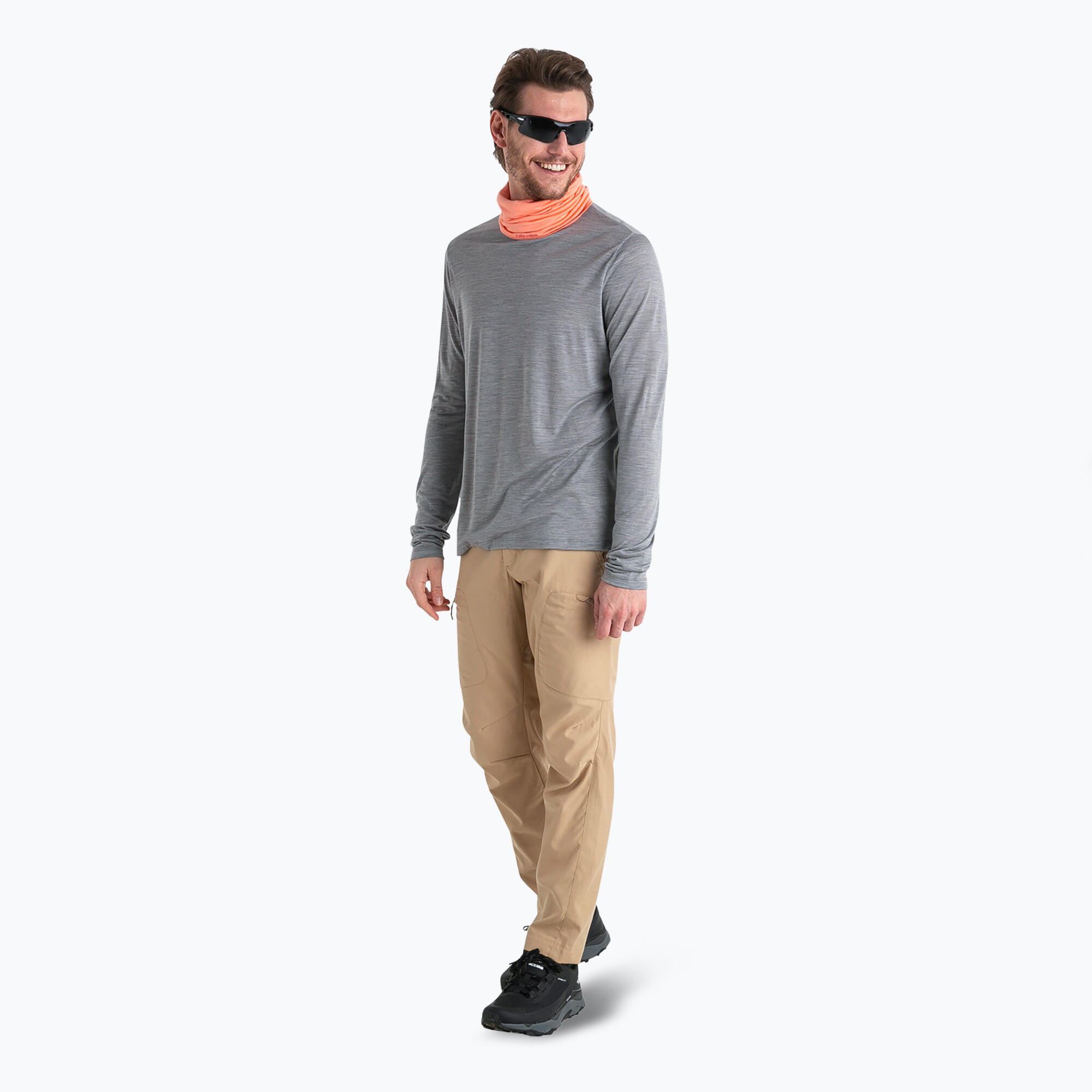 Herren Trekking-Langarmshirt Icebreaker Merino 125 Cool-Lite Sphere III Tee 5/7