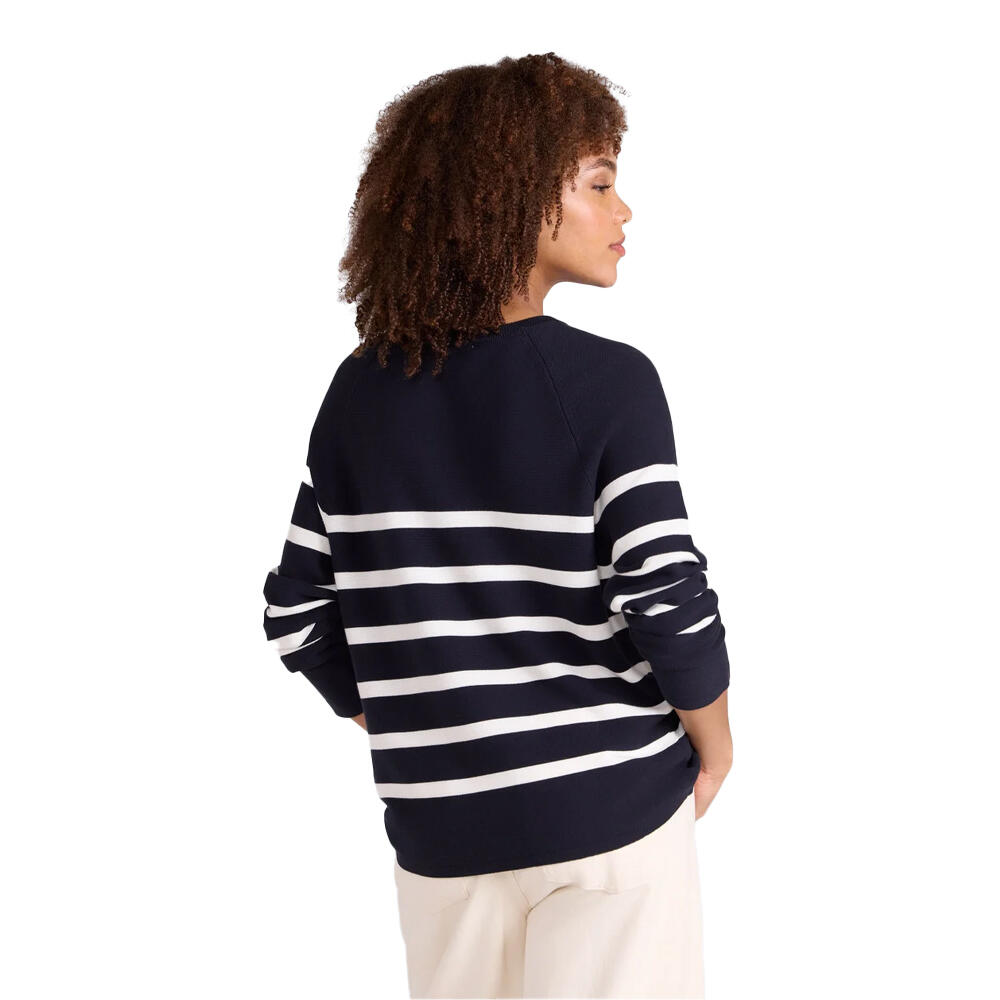 Pullover für , Strukturiert, Baumwolle Damen Marine 2/4