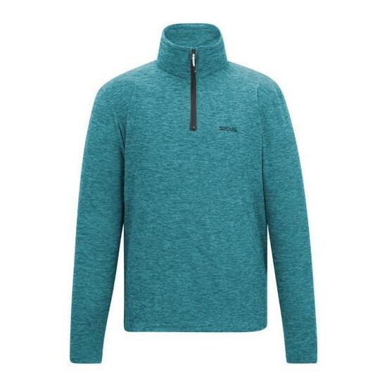 Heren Thompson Marl Half Zip Fleecejack (Arctic)