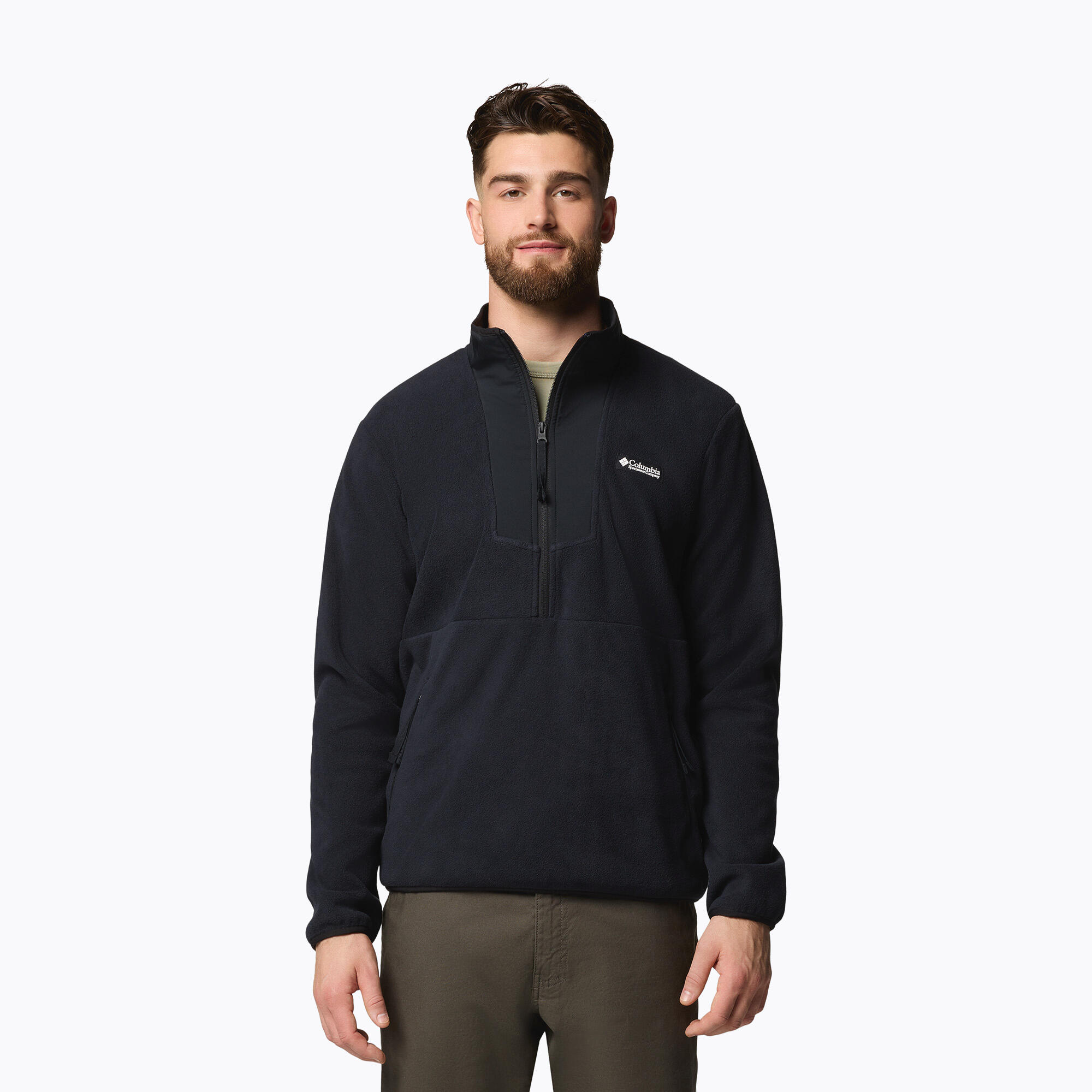 Sweat-shirt homme Columbia Sequoia Grove Half Zip en polaire 1/6