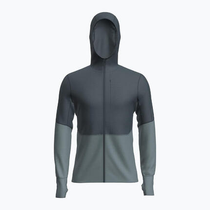 Bluza trekkingowa męska icebreaker Merino 200 RealFleece Descender Zip Hoodie