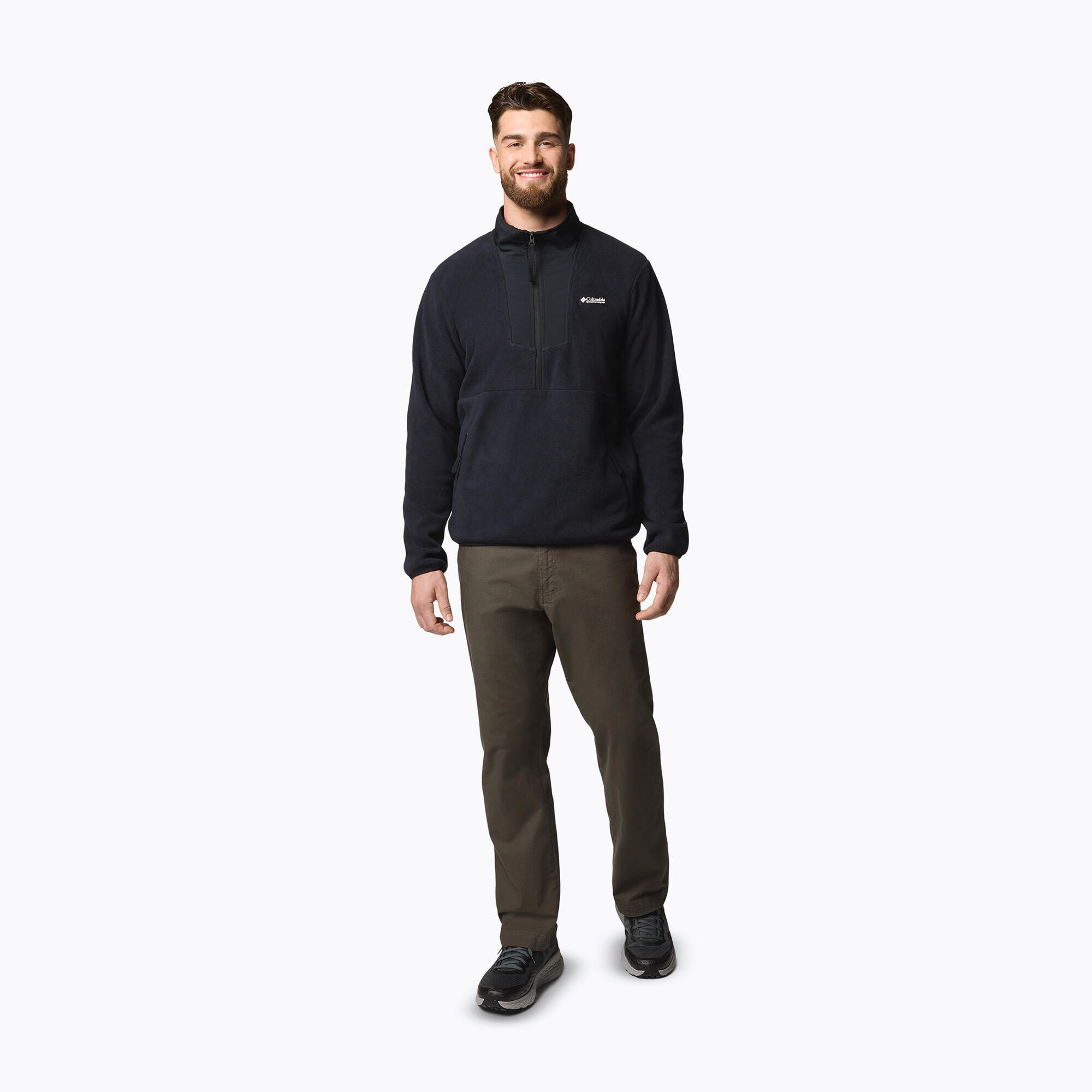 Sweat-shirt homme Columbia Sequoia Grove Half Zip en polaire 2/6