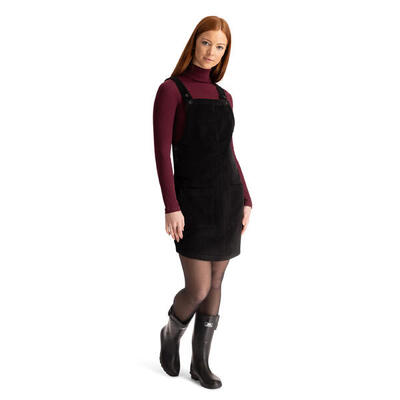 2058 trespass twirl - dames casual jurk, zwart