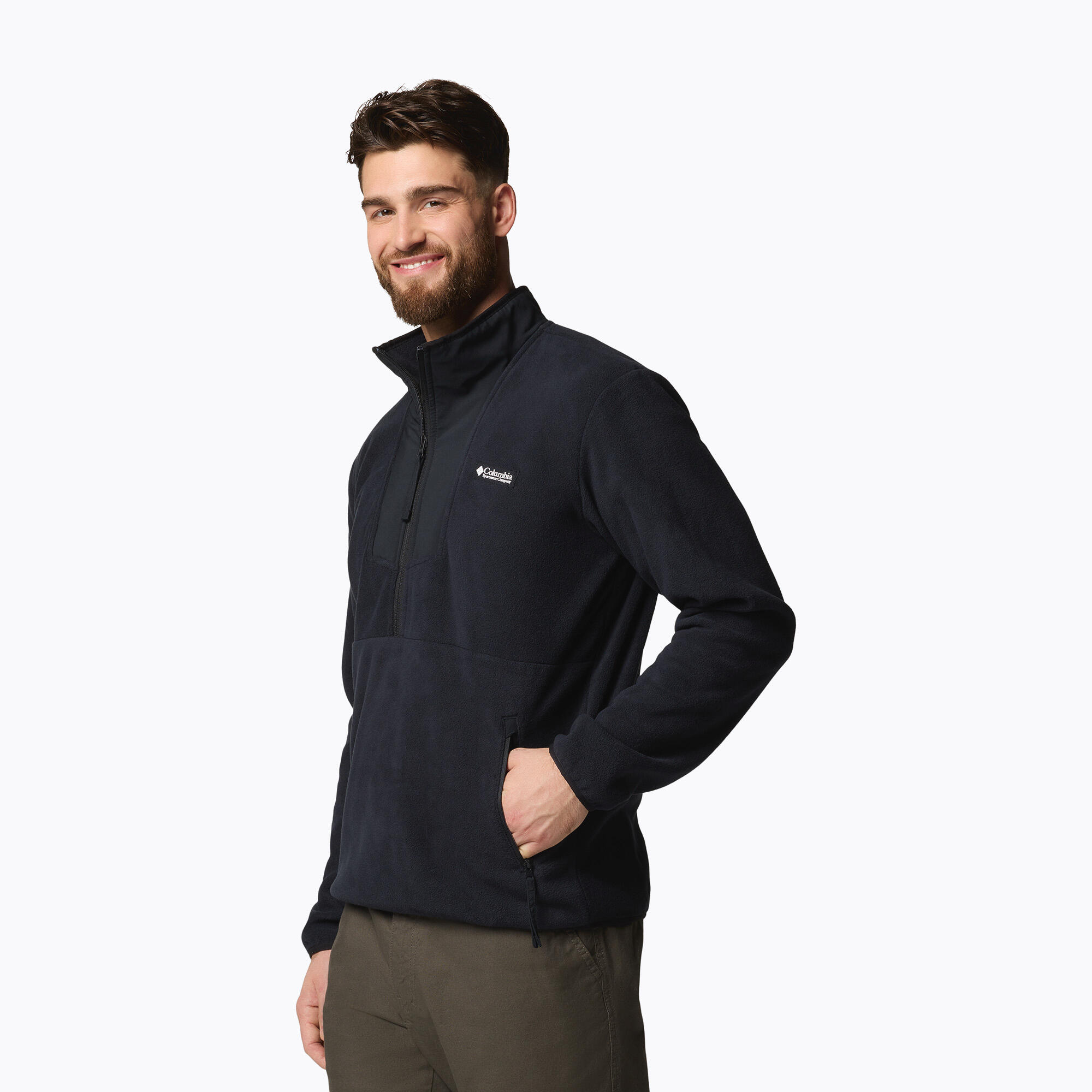 Sweat-shirt homme Columbia Sequoia Grove Half Zip en polaire 4/6
