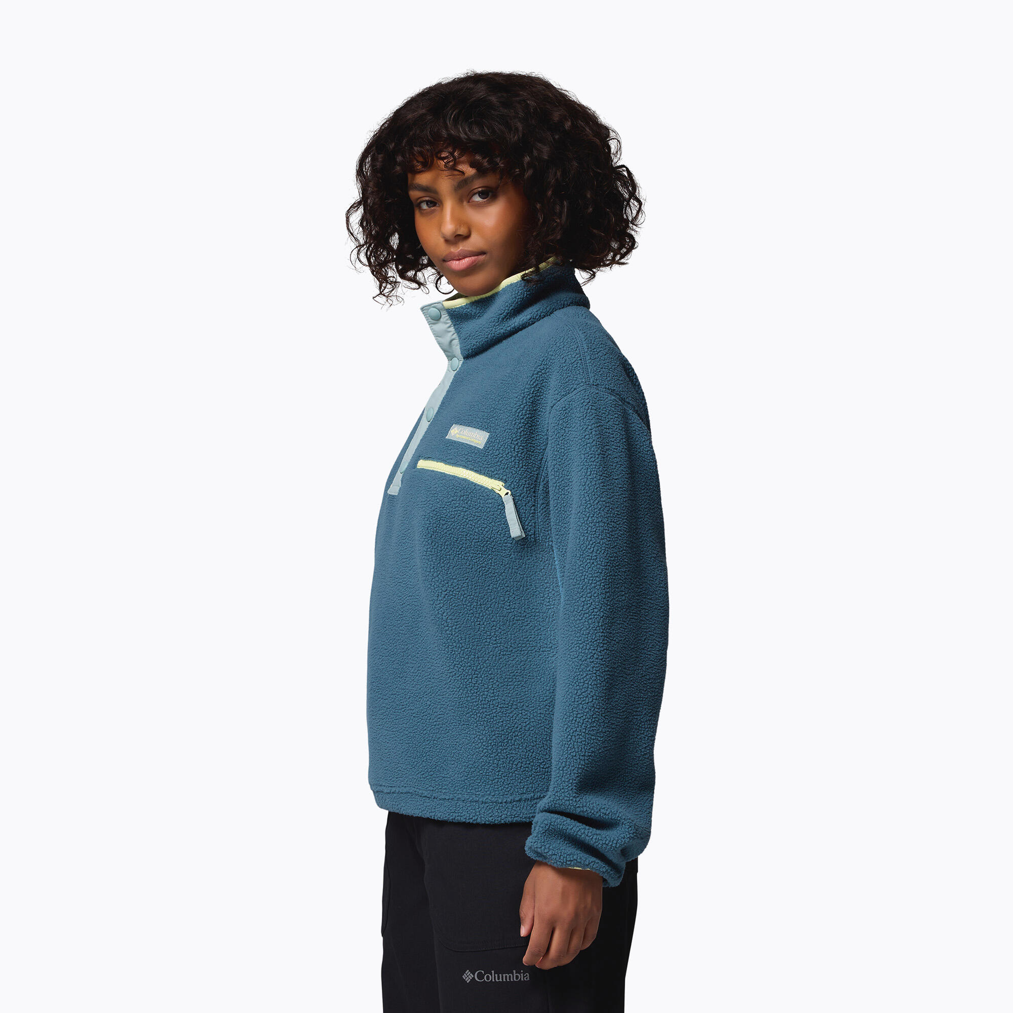 Pile donna Columbia Helvetia II Cropped Half Snap Fleece 4/7