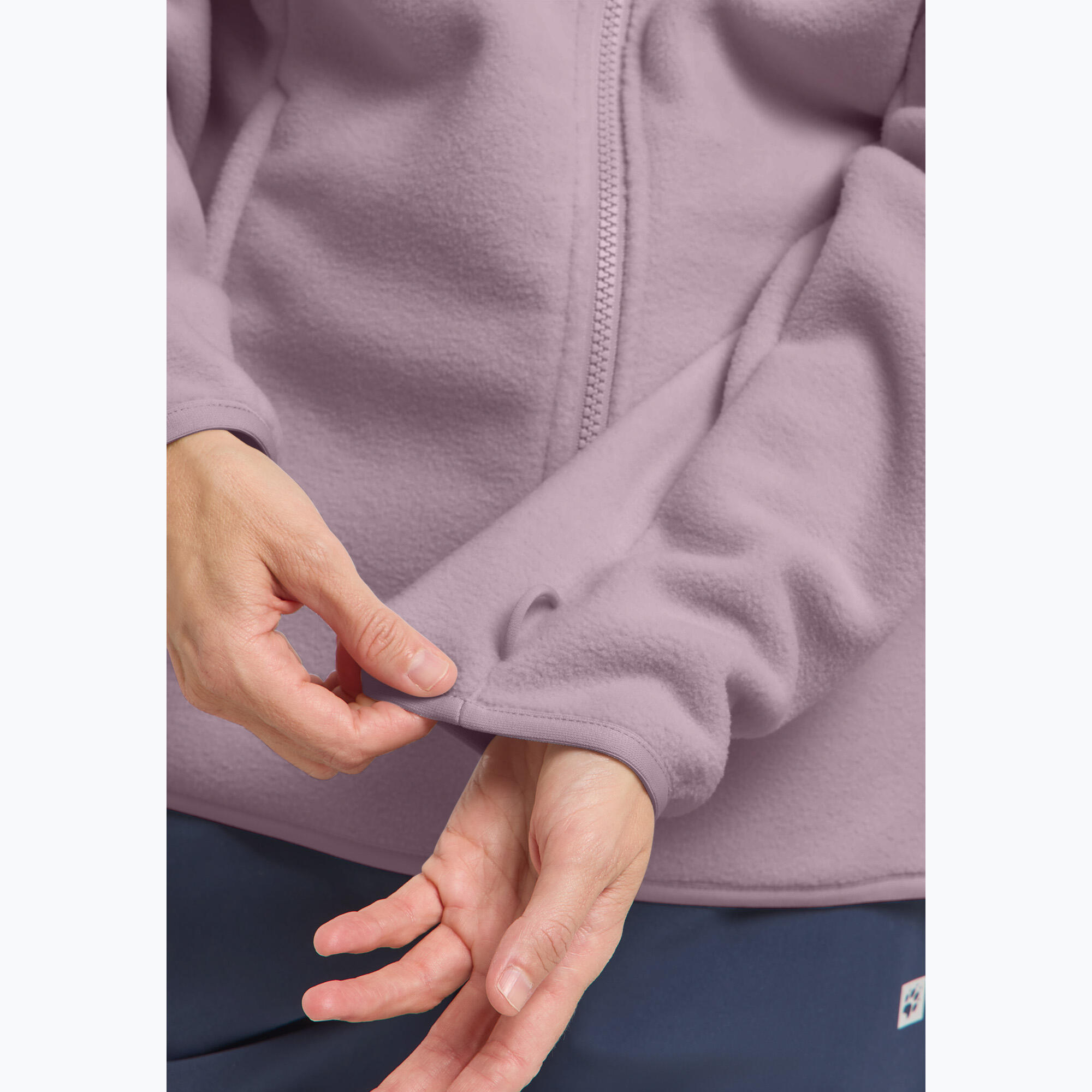 Veste polaire femme Jack Wolfskin Moonrise zippée intégralement 6/7