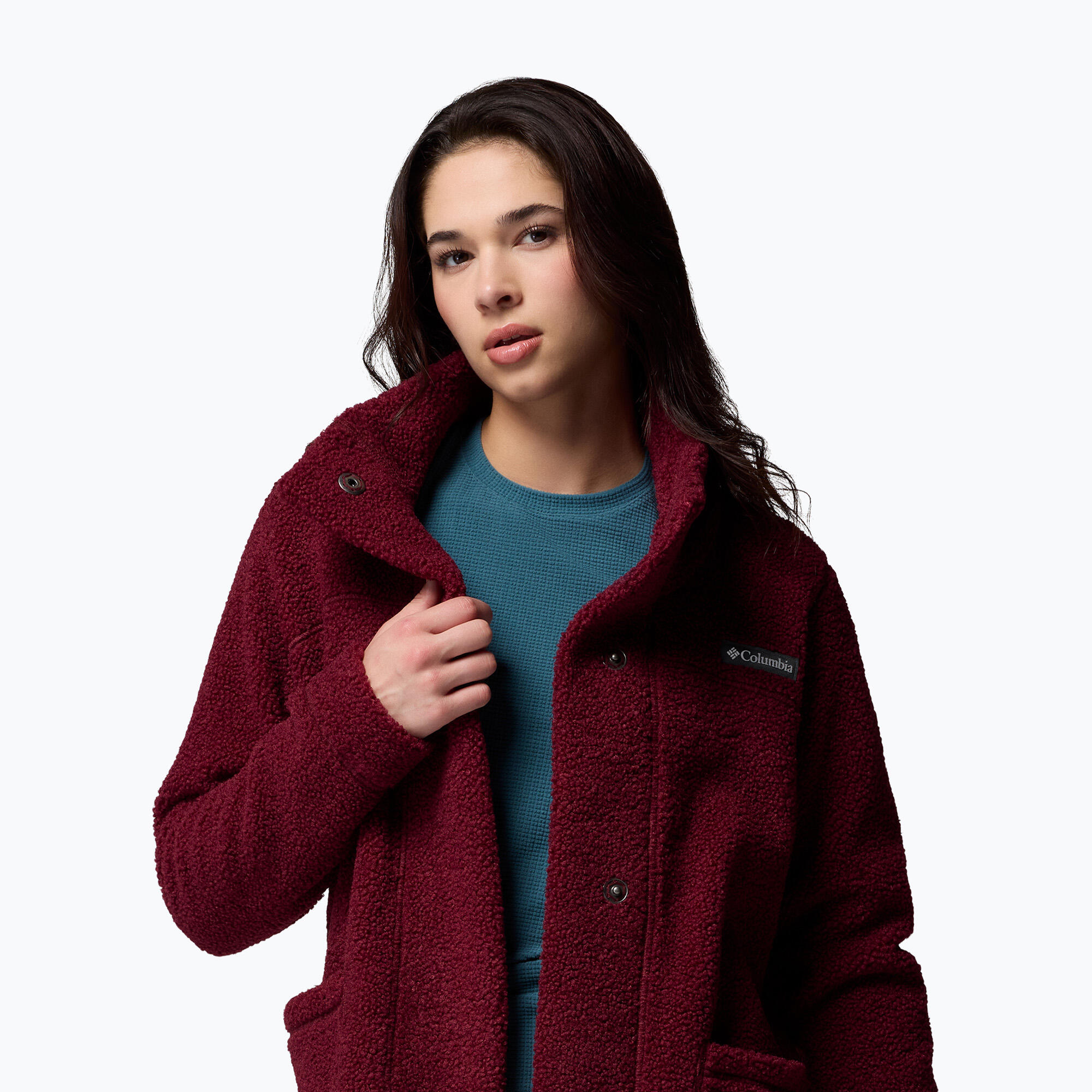 Casaco polar feminino Columbia Panorama Long 6/7