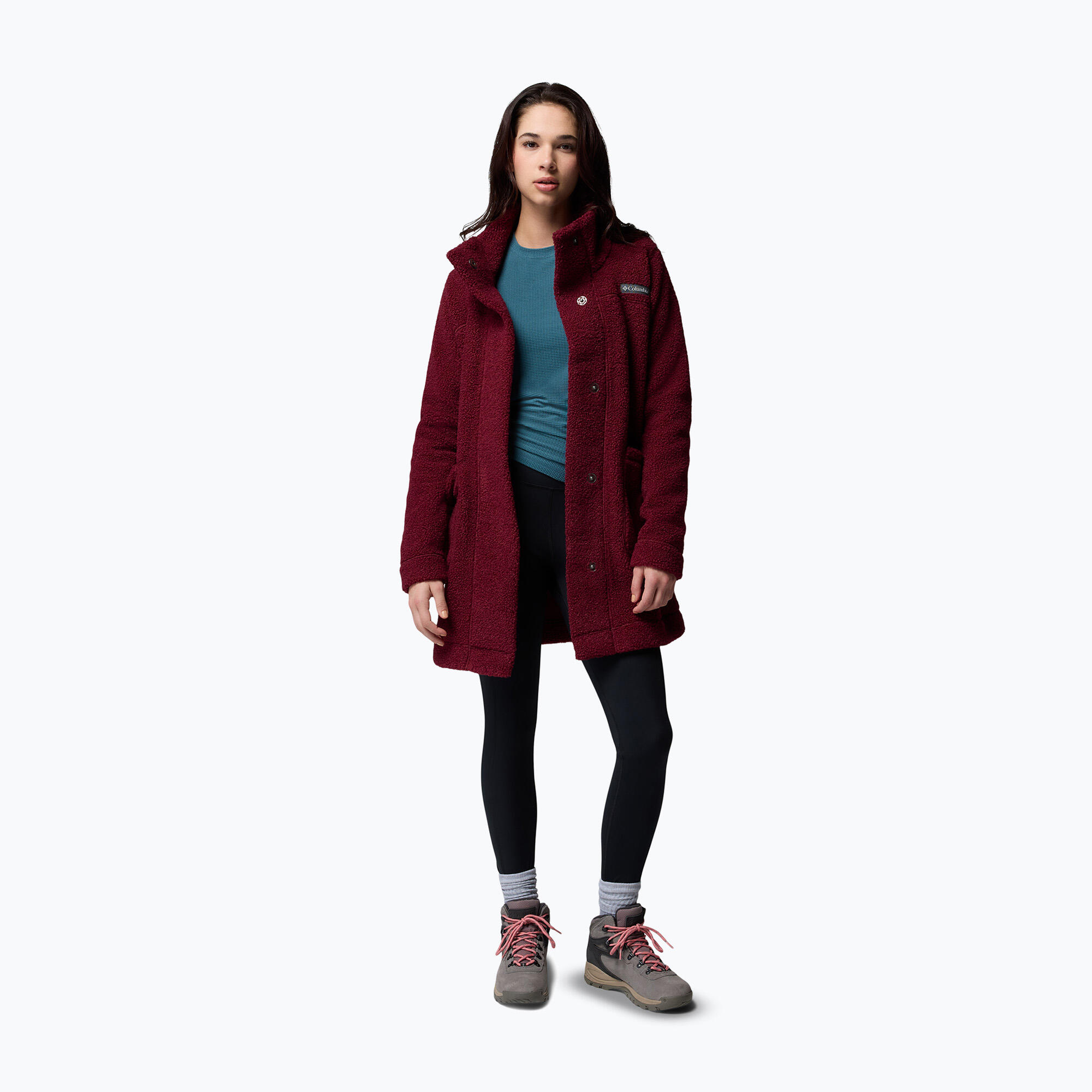 Casaco polar feminino Columbia Panorama Long 2/7
