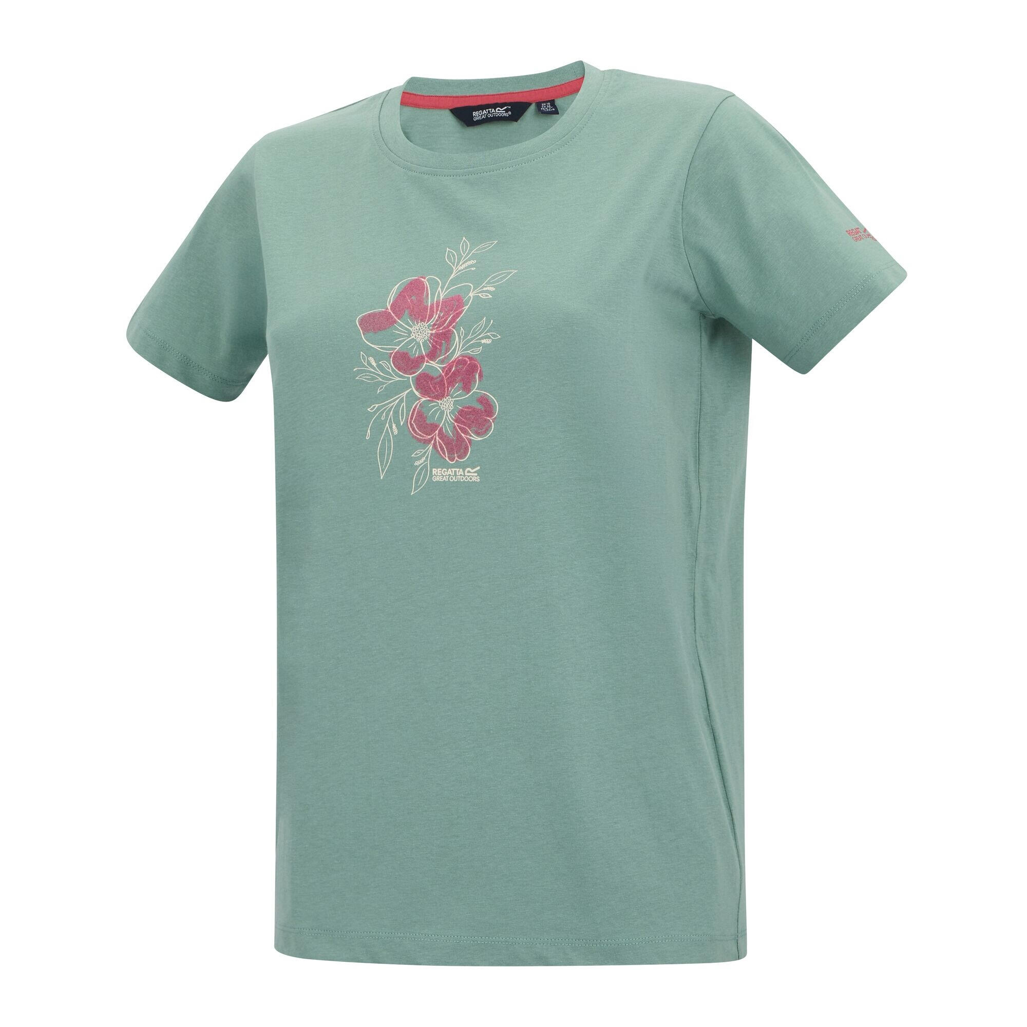 Dames Filandra VX Bloom TShirt (Ivy Mos) 3/5