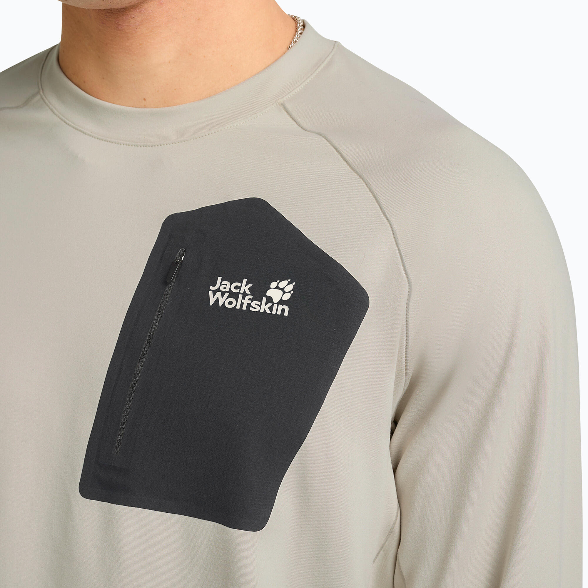 T-shirt à manches longues homme Jack Wolfskin Prelight Trail Crew 4/7