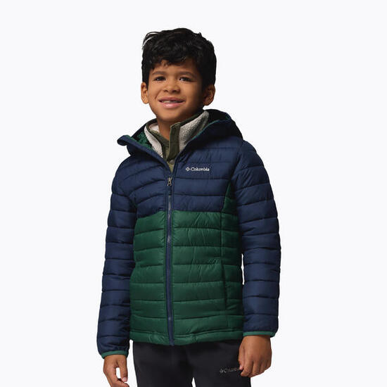 Giacca per bambini Columbia Powder Lite II con cappuccio