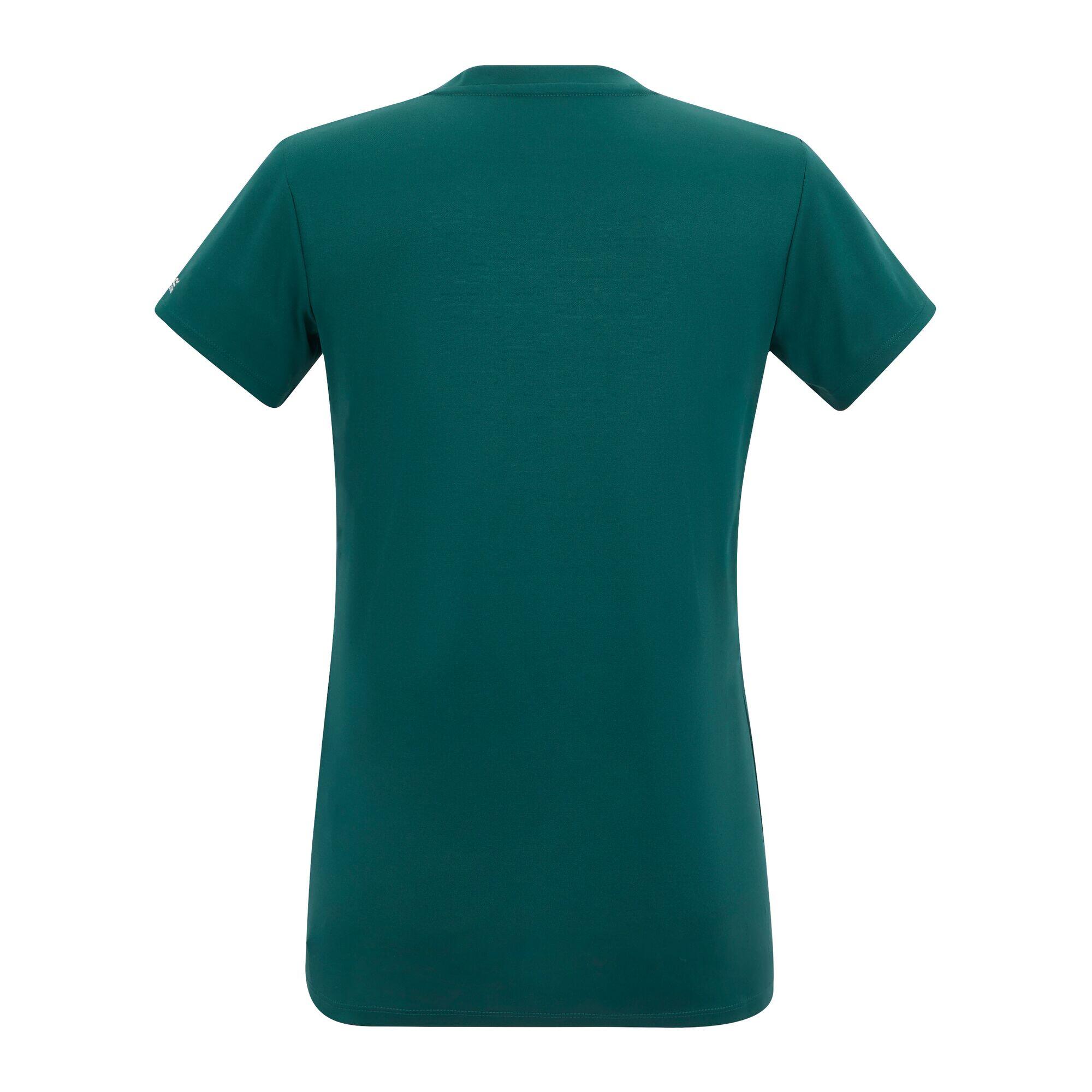 Womens/Ladies Fingal Flower TShirt (Mediterranean Green) 2/5