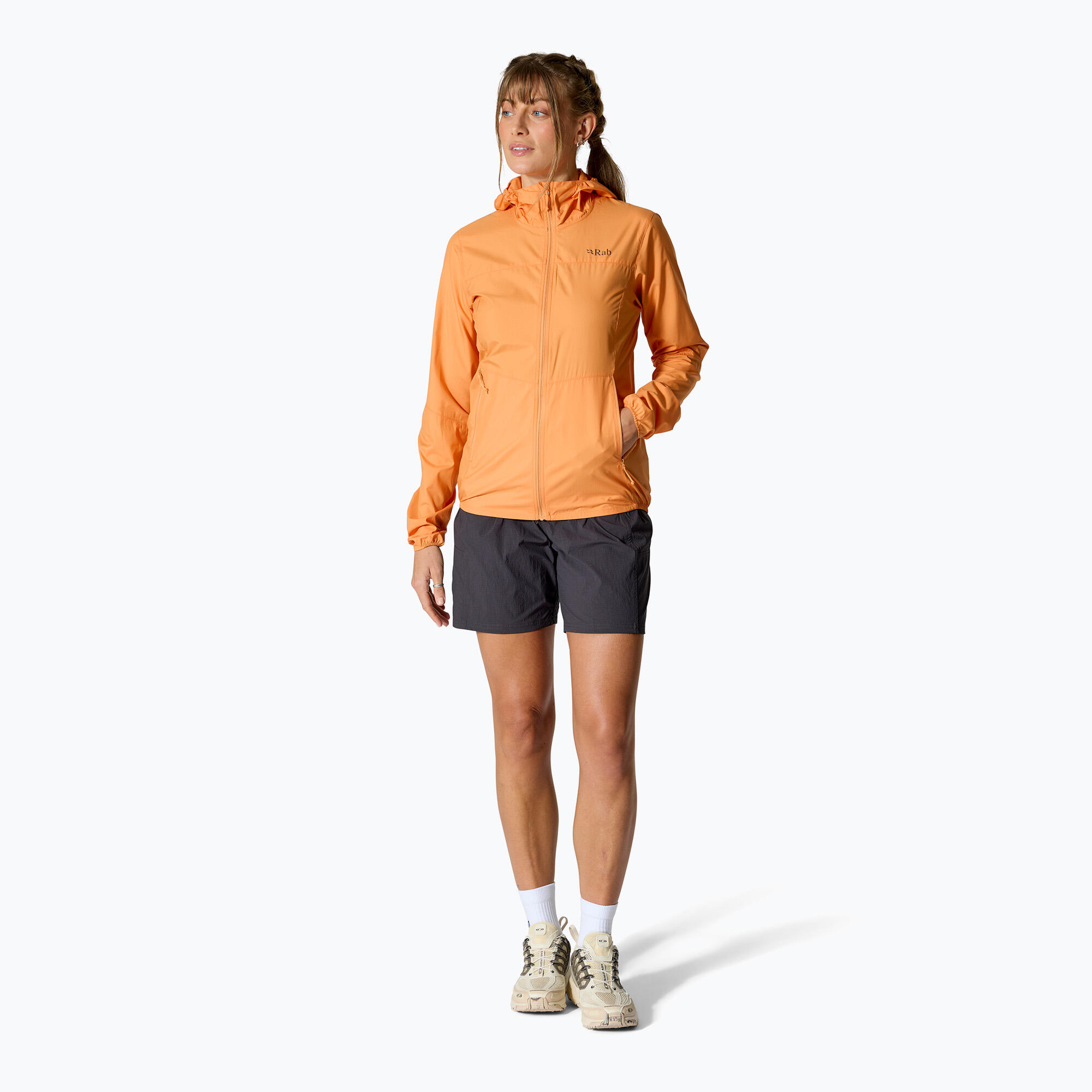 Kurtka przeciwiatrowa damska Rab Windgather Hoody 2/7