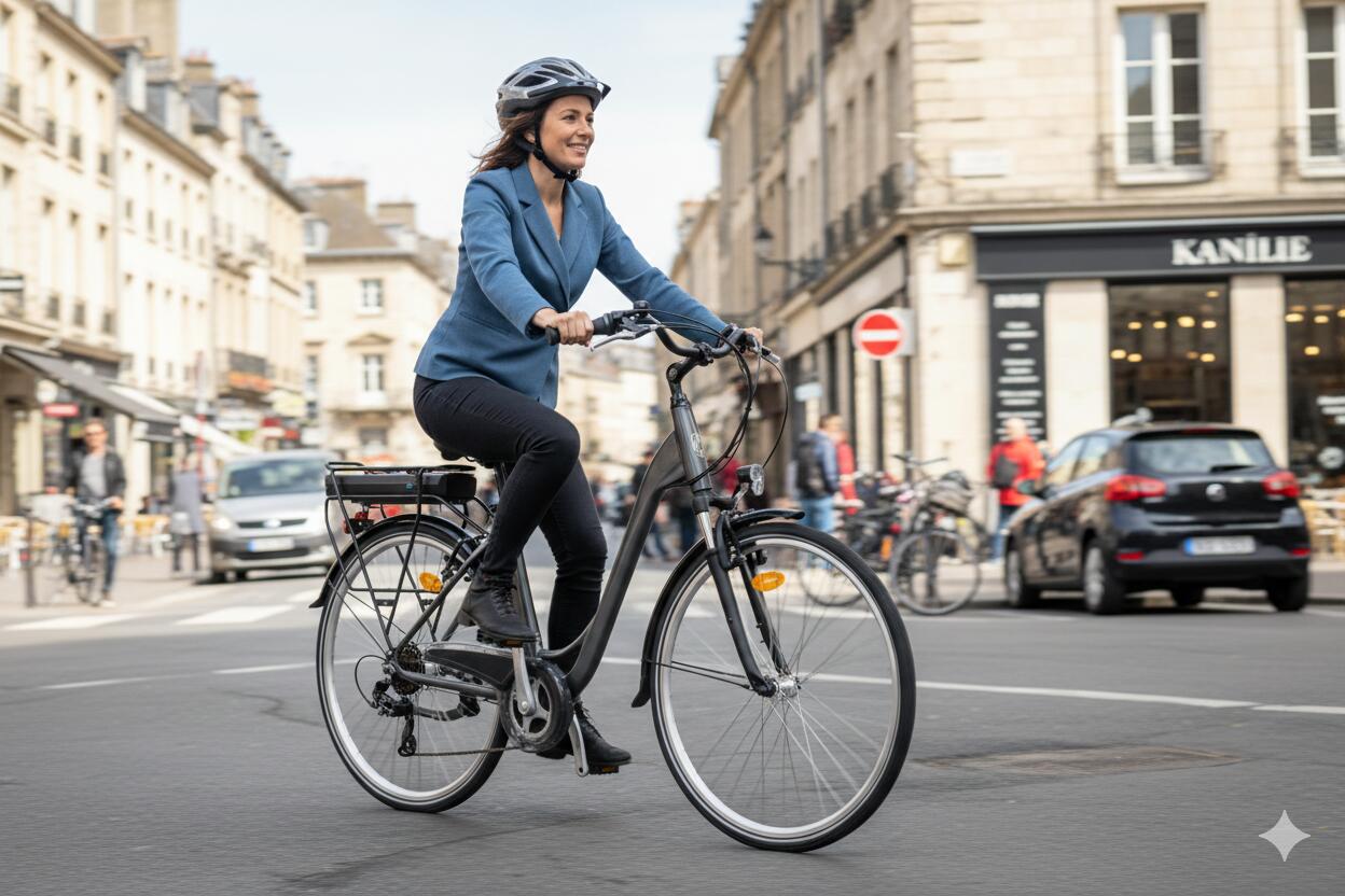 Denver E8000 MM stadsfiets met middenmotor 4/4