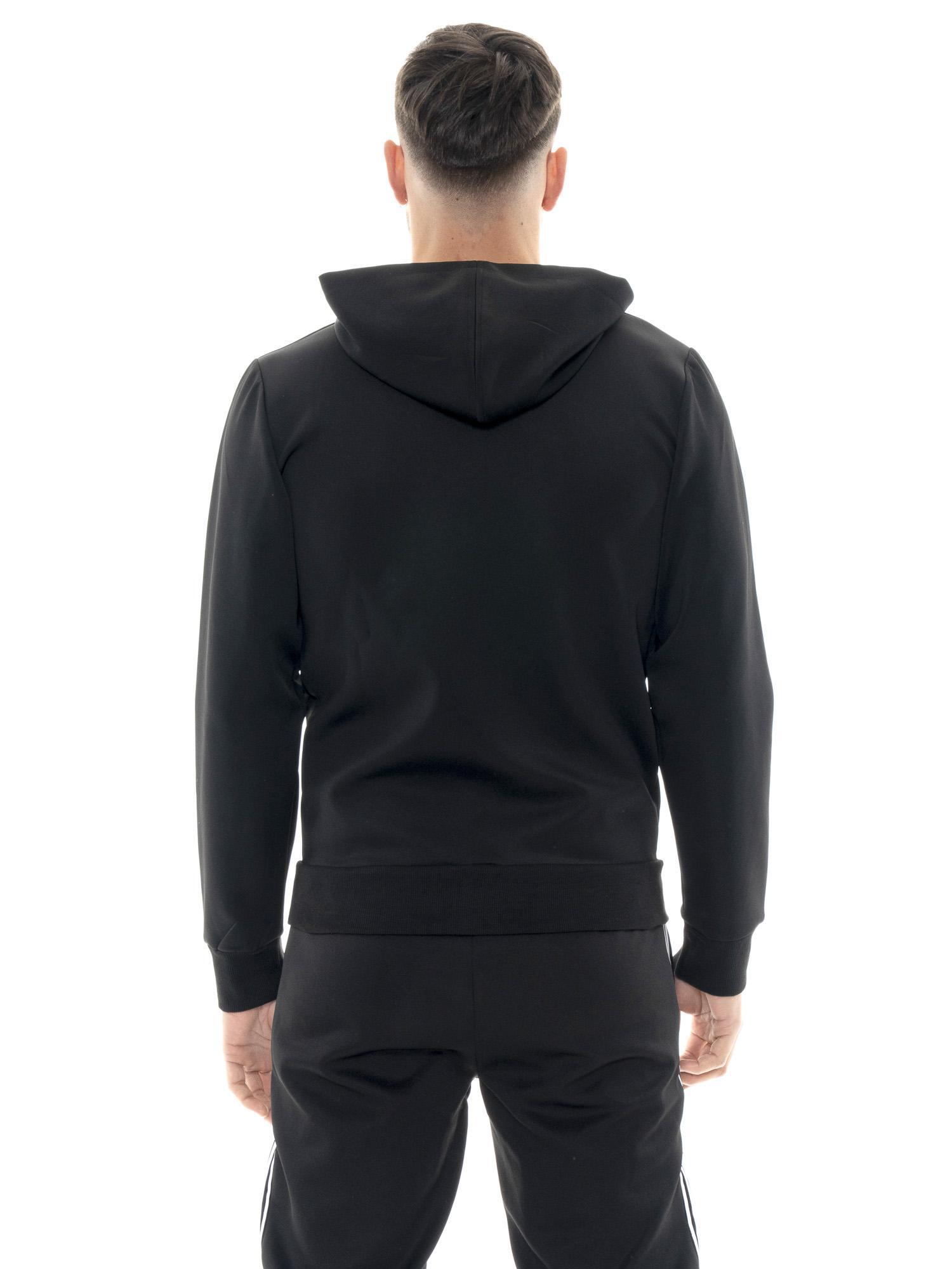 Conjunto de treino masculino Leone 1947 Apparel Tech, capuz, fecho 4/5