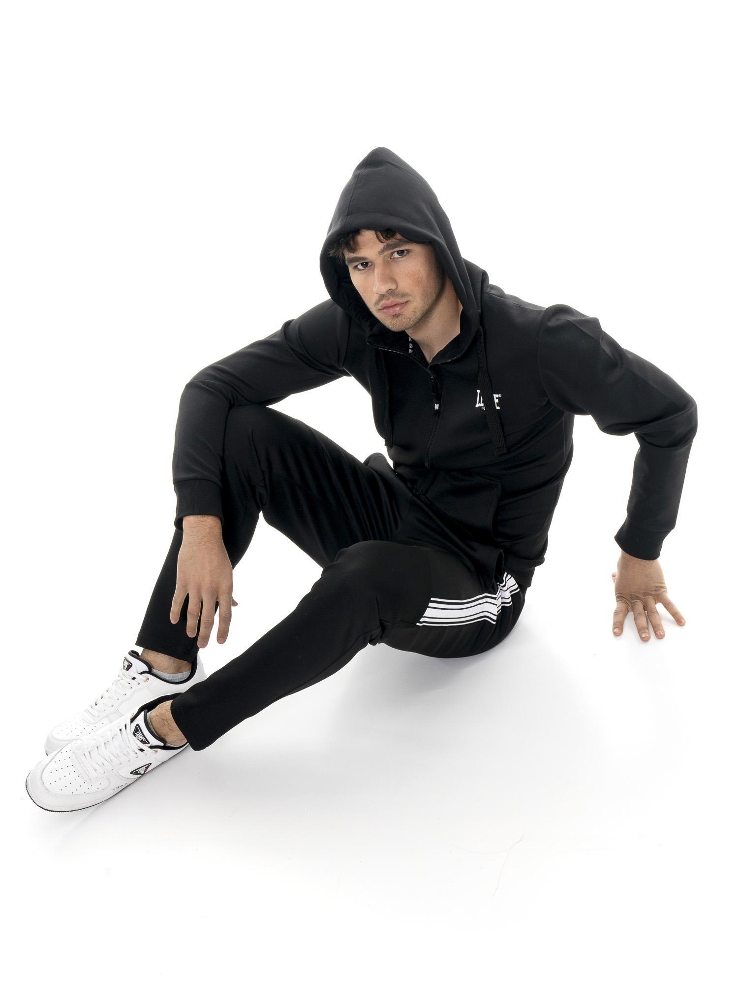 Conjunto de treino masculino Leone 1947 Apparel Tech, capuz, fecho 5/5