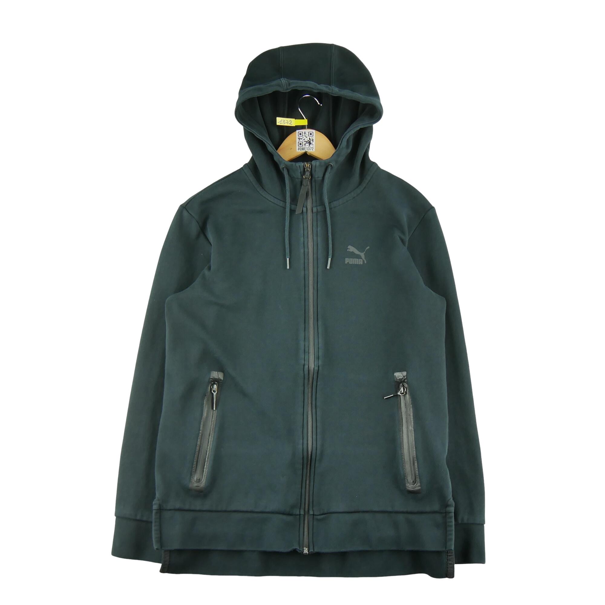 PUMA Reconditionné - Sweat à capuche Femme full-zip Noir - Bon État