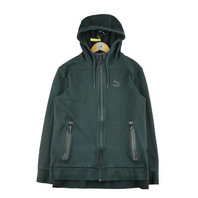 Tweedehands - dames volledige rits zwarte hoodie - goede staat