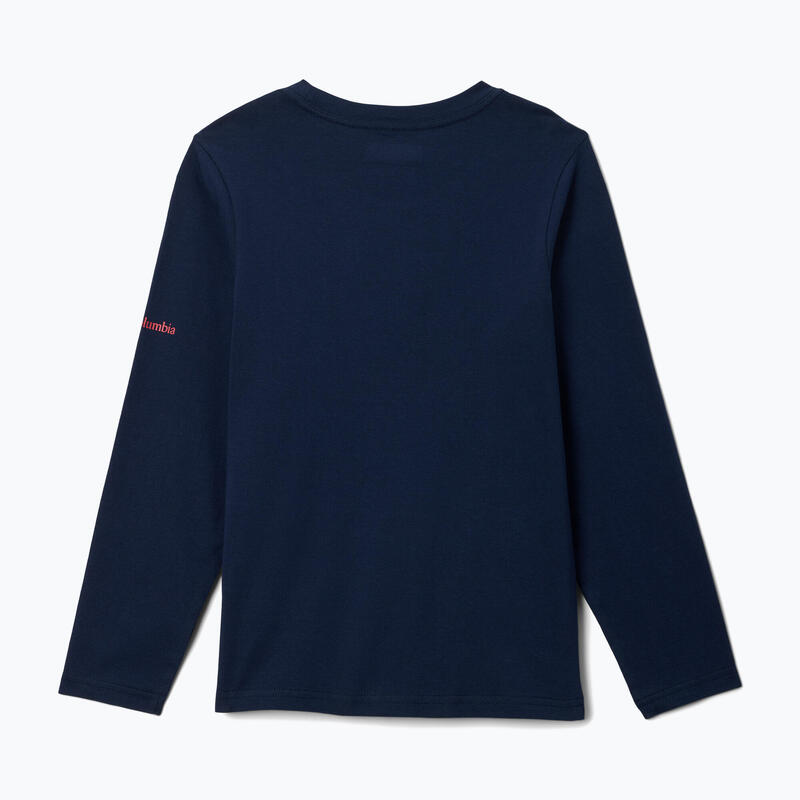 Tricou cu mânecă lungă pentru drumeții copii Columbia Dobson Pass Graphic Tee