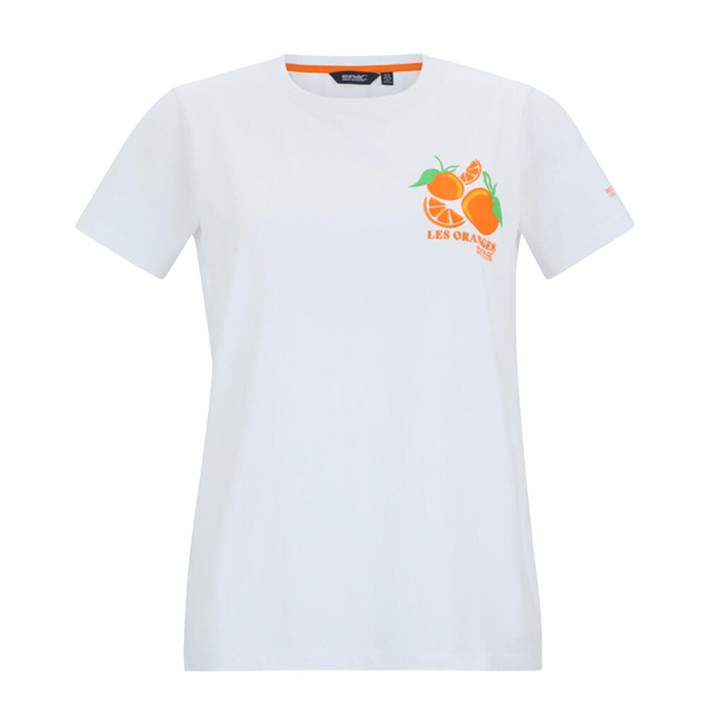 Womens/Ladies Filandra VX Orange TShirt (White)