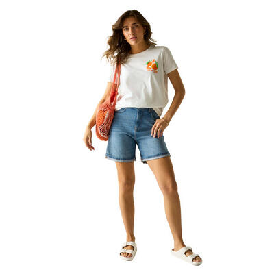 Dames filandra vx oranje tshirt (wit)