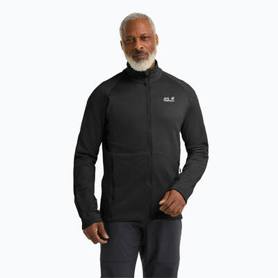 Heren trekkingtrui jack wolfskin peak district full zip