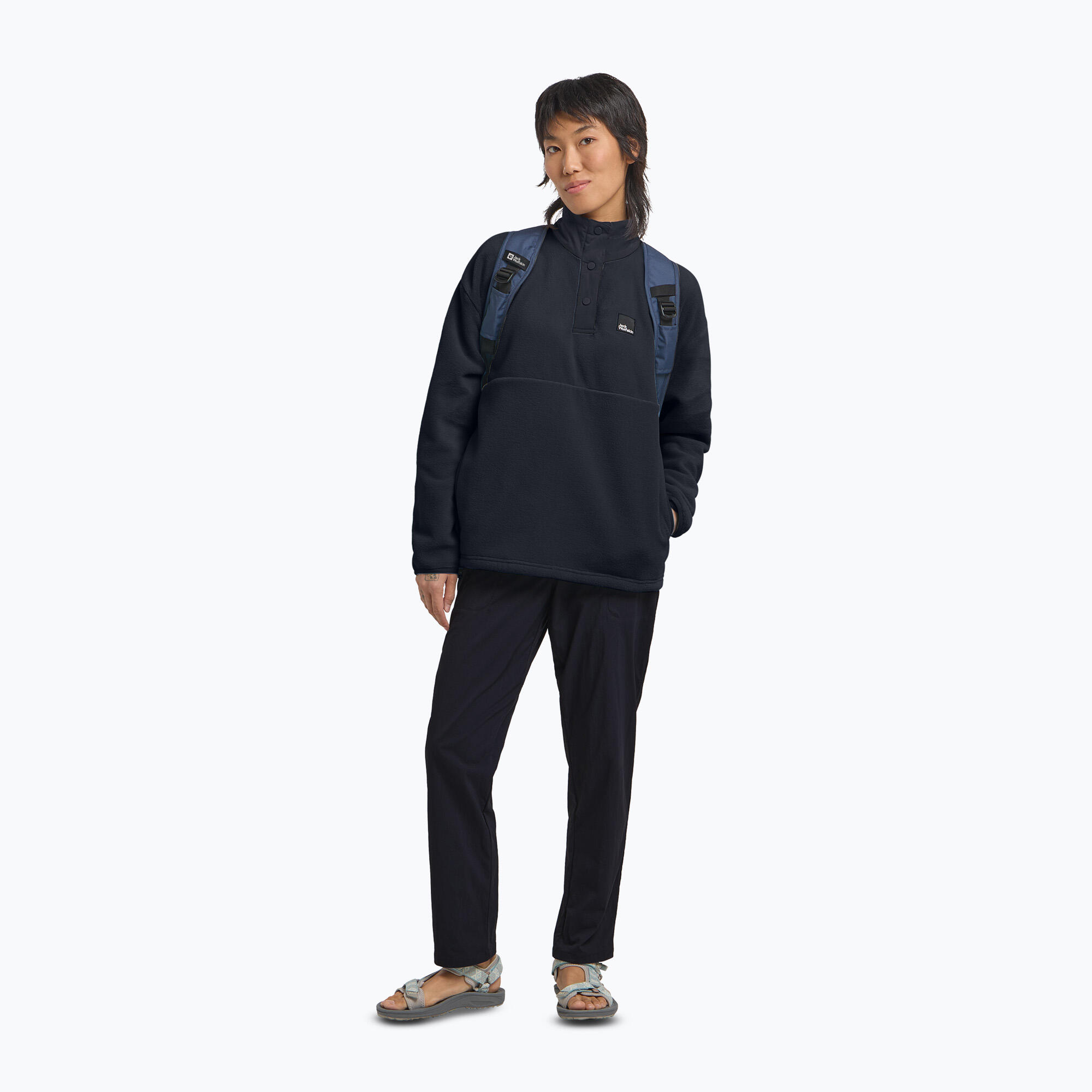 Polaire femme Jack Wolfskin Sumetro Half Zip 2/7