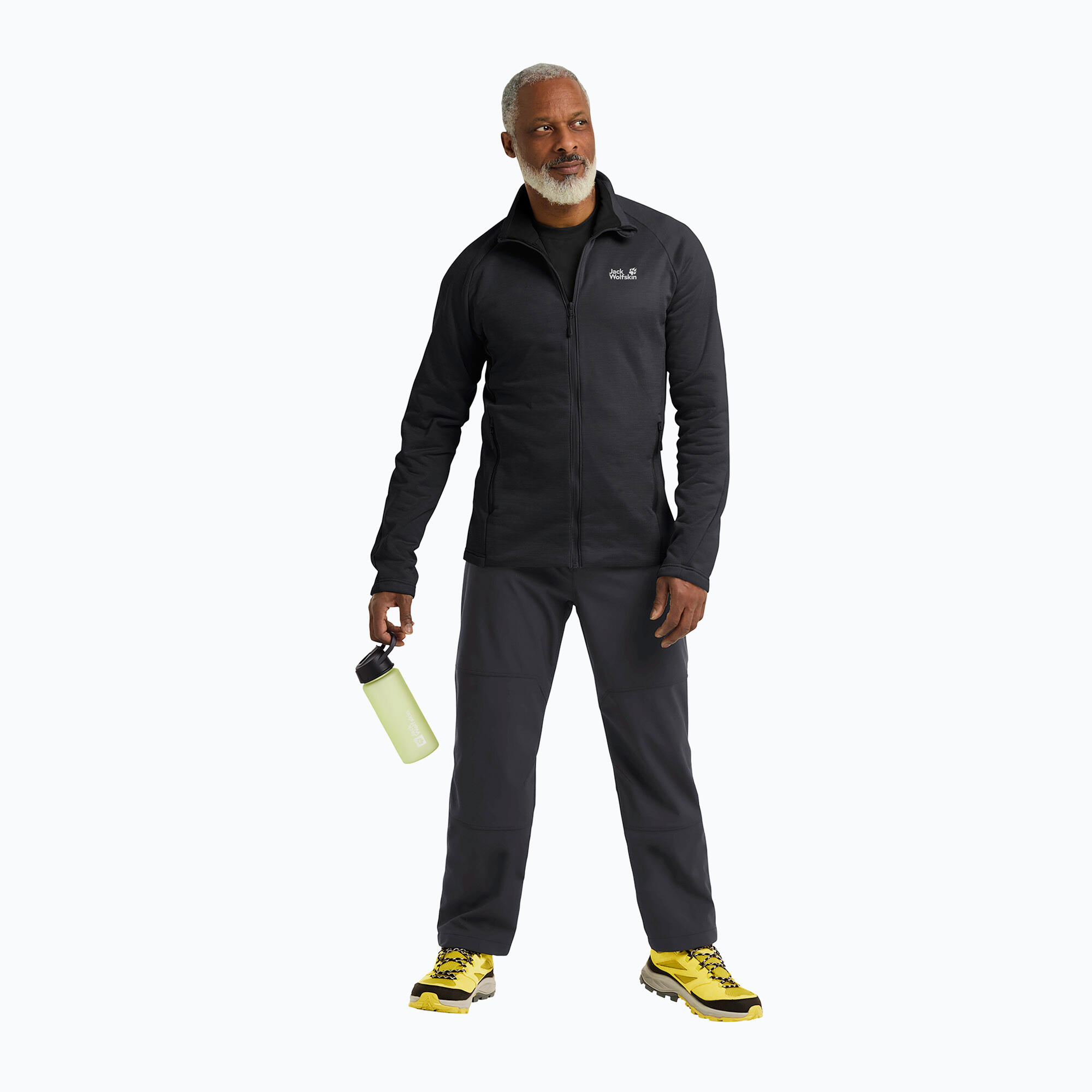 Veste de trekking homme Jack Wolfskin Peak District zippée intégralement 2/7