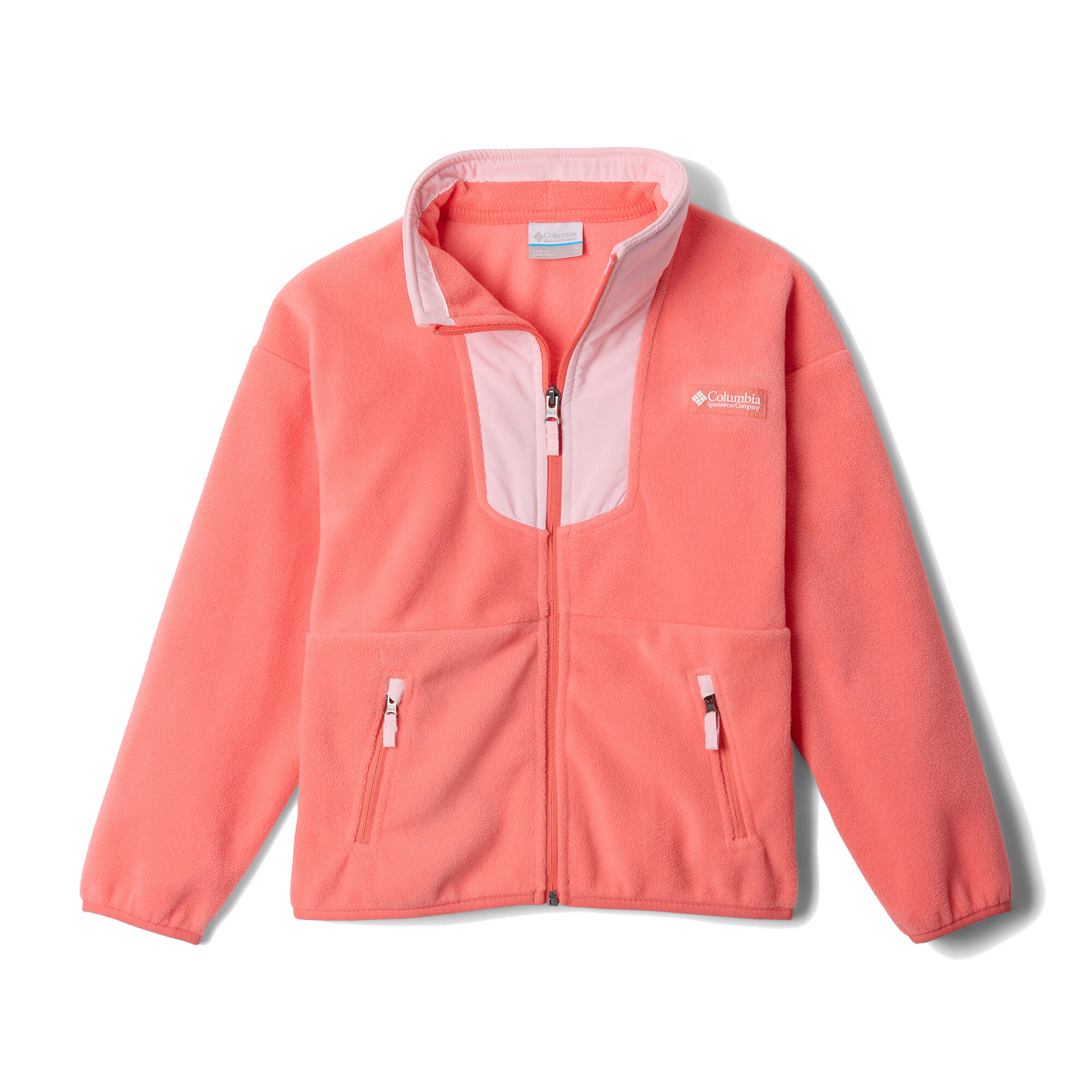 Casaco polar infantil Columbia Sequoia Grove com zíper completo 3/3