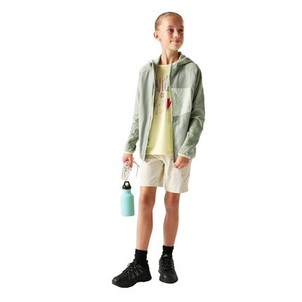 Veste De Sport Extensible À Capuche Motif/style Bicolore EXPEDITION Enfant (Bleu