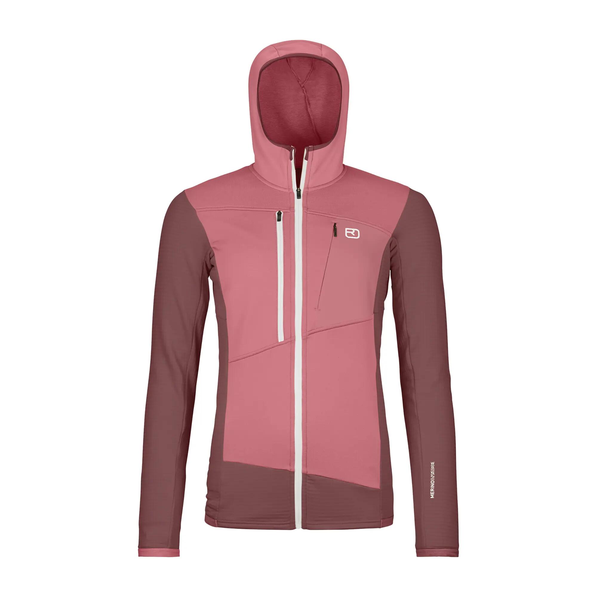 Bluza damska ORTOVOX Fleece Grid Hoody 2/2
