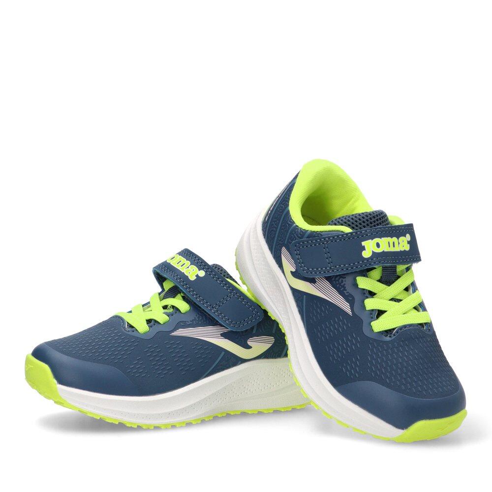 Deportivas Casual Niño Suela Plana - Modelo Victory Jr Marino 5/7