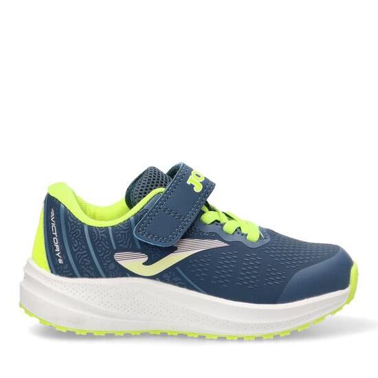 Deportivas Casual Niña Suela Plana - Modelo Victory Jr Azul