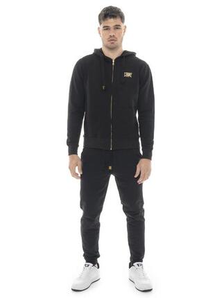 Survêtement d'hiver homme Leone 1947 Gold avec capuche et zip, pantalon droit