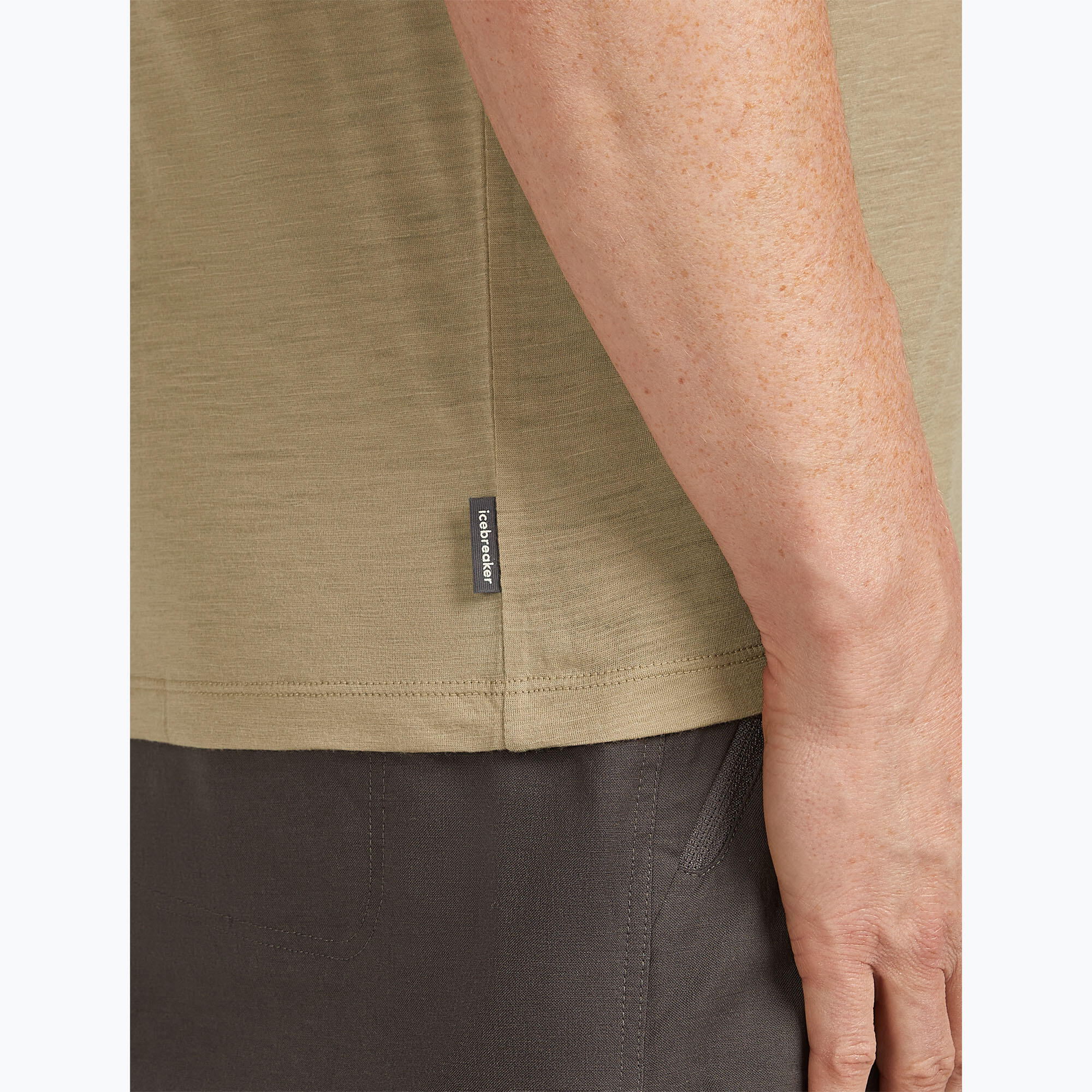 Camiseta masculina icebreaker Merino 150 Tech Lite Ruapehu Round 5/7