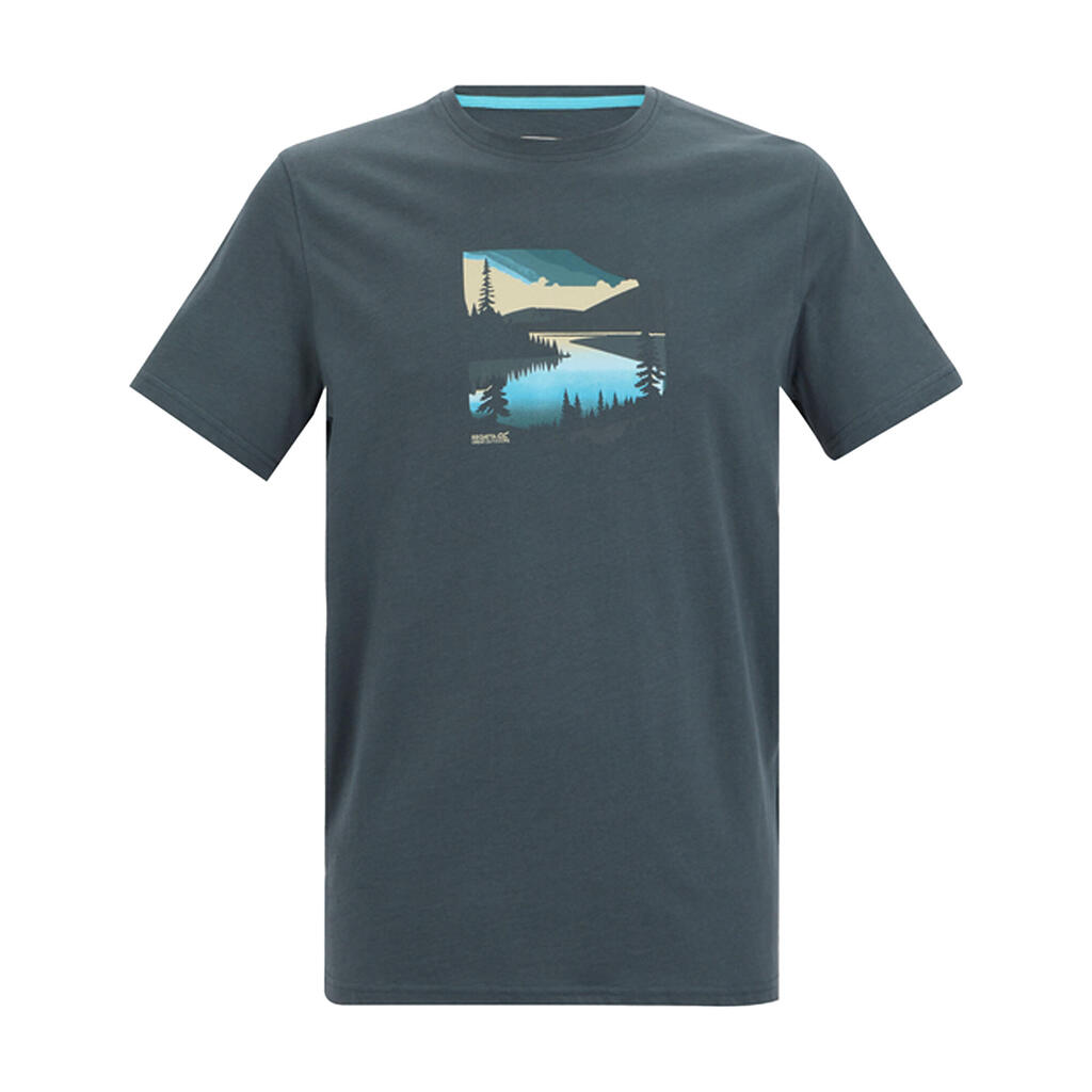 Mens Breezed Graphic TShirt (Storm Grey)