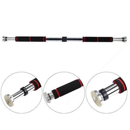 Musculation Barre de Traction Station de Dips 2en1 X-sport Metallic Noir