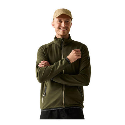 Veste Polaire MALTON Homme (Kaki Foncé)